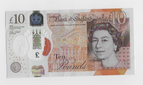 Cleland ten pound note - ten,