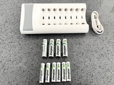 ENERGIZER Rechargeable Batteries Bundle - 6 x AAA & 4 x AA With Charger Unit