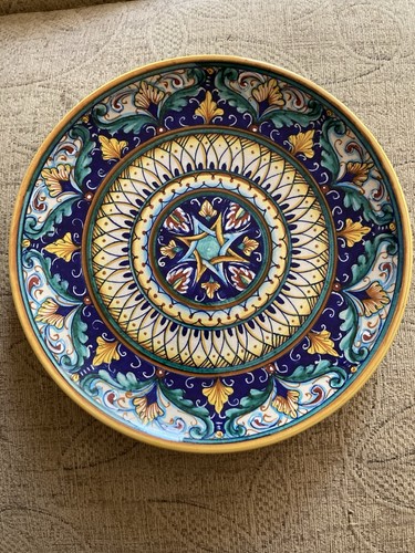 Decorative ceramic wall plate - ceramic,