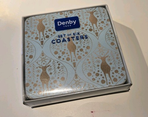 Denby coasters deer vintage - coasters,