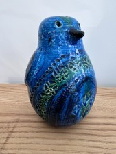 Bitossi Penguin Designed By Aldo Londi, Mid Century Italy,Rimini Blu Collection