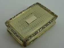 BEAUTIFUL VICTORIAN SOLID SILVER VINAIGRETTE BIRMINGHAM 1837 BY NATHANIEL MILLS