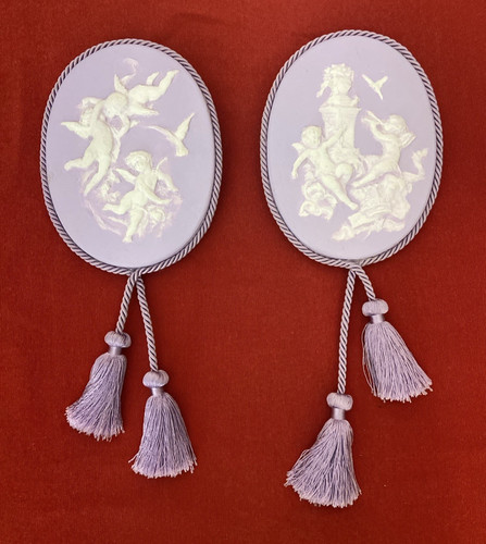 Vintage chalkware lavender - vintage,