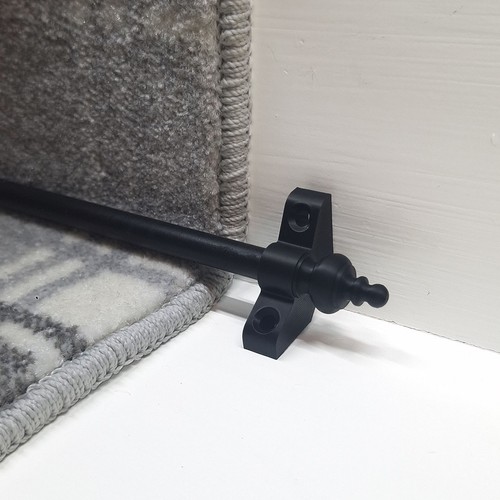 90cm black stair rods - x,