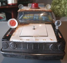 Taiyo 1:12 1960's Tinplate T.V Police Car 12" Long Extremely Rare