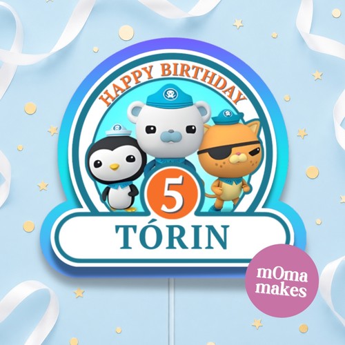 Octonauts birthday cake - octonauts, topper