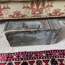 WWI WW1 German Military Army Maxim MG-08 MG08 Wooden Box Crate Container