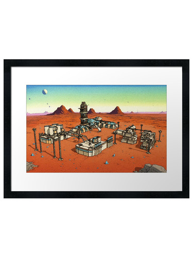 Salvage camp alpha framed - salvage,