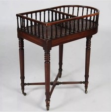 Antique Georgian Mahogany Plate Salver Stand - Possibly By Gillows Lancaster