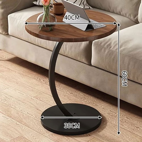 Shaped side end table - side,