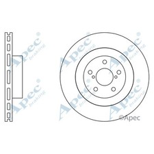 2x Brake Discs Vented For