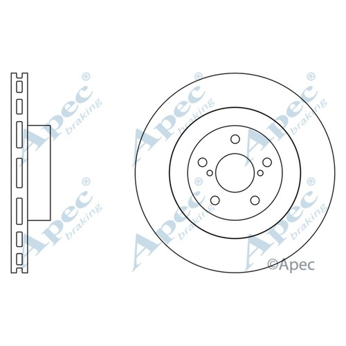 Brake discs vented for - 2x,