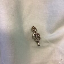 Vintage Silver Tone Charm Lucky Cornish Pixie Folklore 3 cm tall