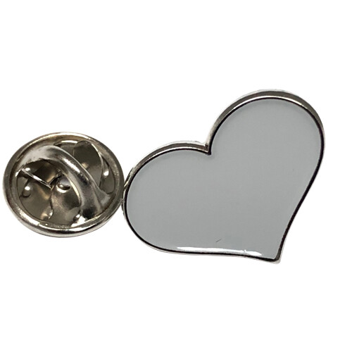 Love heart lapel pin - love, badges