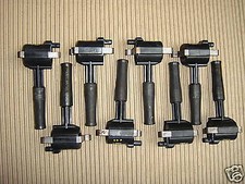8x set JAGUAR XJ8 XJR X308 X100 XK8 XKR 4 PIN PLUG IGNITION COIL PACK LNE1510AB