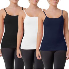 Ladies Vest Top Cami Strappy