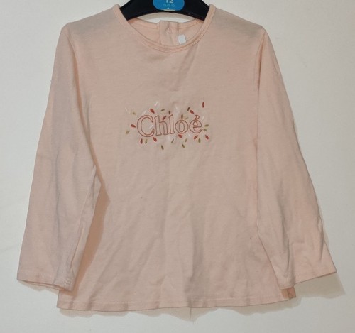 Chloe girls long sleeve logo - chloe,