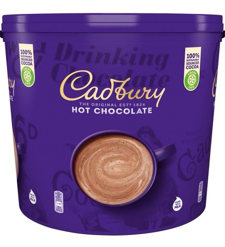 Cadbury hot chocolate drinking - cadbury,