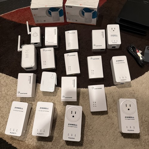 Lot powerline adapter - of,