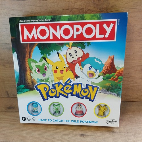 Pokemon monopoly family board - monopoly,