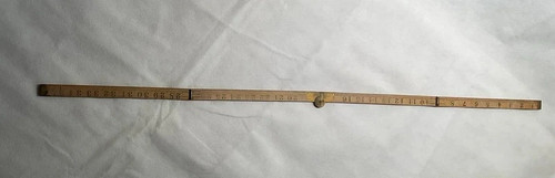 Vintage four fold ruler - four,