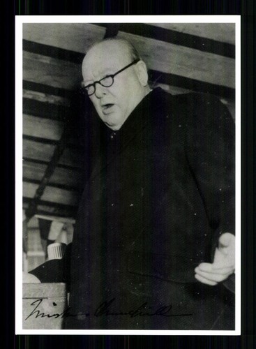 Winston churchill autograph - winston,