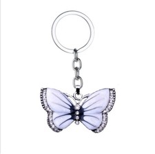 style Colour butterfly Keyring Keyfob Key Chain Fashion Gift