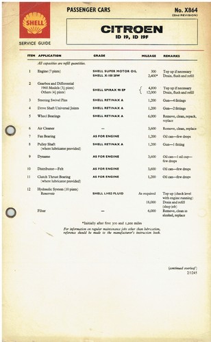 Citroen id19 saloon - id19, id19f