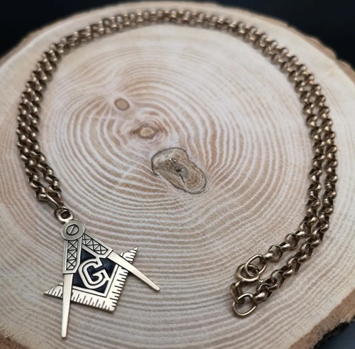 Rare masonic pendant 10ct - pendant, &