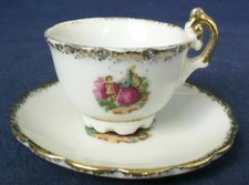 Vintage miniature cup & saucer
