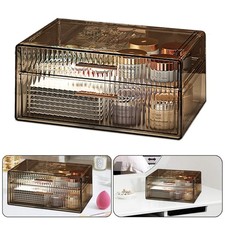 Tier clear acrylic makeup - 2-tier,