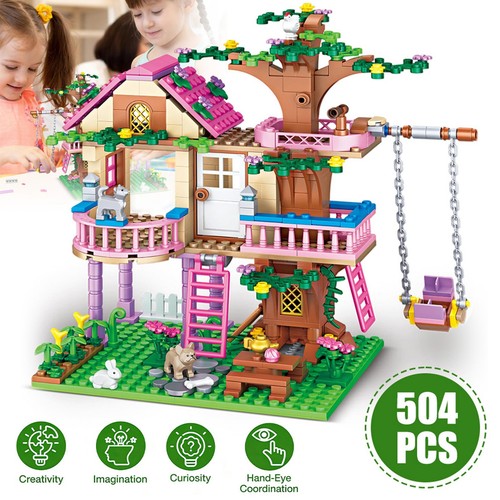 Tree house building - house,
