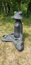Frog yoga cast stone 46x30x52