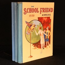 1927-1930 3vol The School Friend Annual for the Years 1927, 1929, and 1930