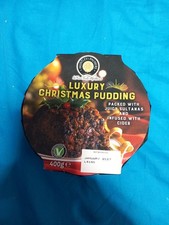 1 LUXURY CHRISTMAS PUDDING WITH  CIDER HUNTLEY PALMERS 400g . Free P&P