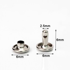 Double Cap Rivets Stud Metal