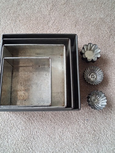 Set vintage square baking - set, of