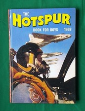 1968 The Hotspur Book For Boys Annual By D. C. Thomson Price Unclipped Excellent