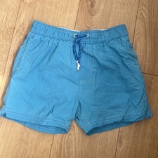 Boys Swimming Shorts Size 9-10 Years Turquoise Pockets Inside Net Kangaroo Poo