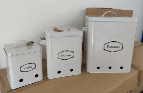 Kitchen storage tins set - storage,