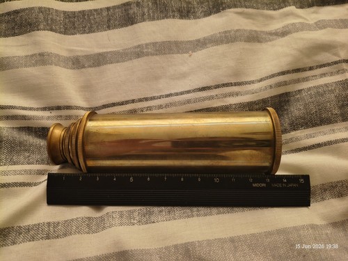 Brass telescope vintage - brass,