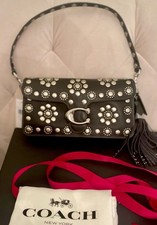 Coach Black Western Tabby