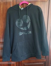 The Smiler Alton Towers Size Mens Unisex Black Hoodie Hoody Jumper Size Large