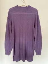 Marks & Spencer Autograph Pure Cashmere Crew Neck Jumper Sweater Dusted Lilac M