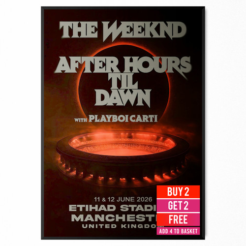 The weeknd poster 2026 - the,