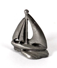 Small 1" Pewter Sailboat