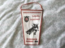 International Speedway Tournament in Bydgoszc, Poland - March 1975 Pennant - VGC
