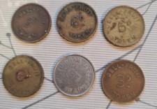 TOKEN BELL FRUIT 6d X 3  ,  3D