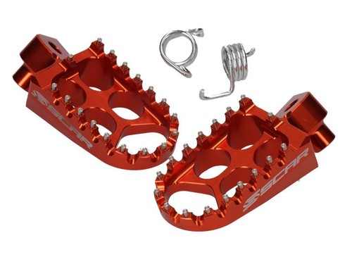 Scar aluminium footpegs fit - aluminium,