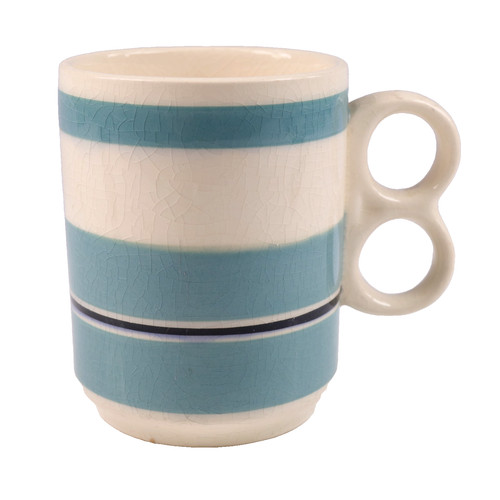 Sadler pottery mug - sadler, two